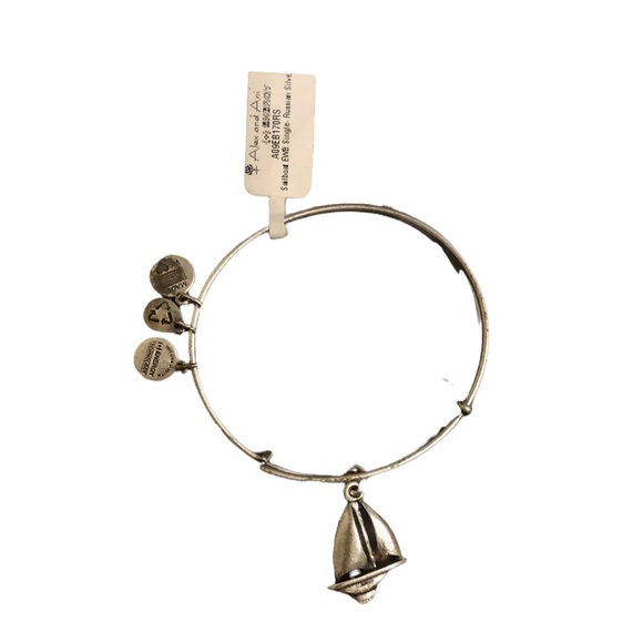 Alex and Ani Sailboat charm bracelet - Picture 7 of 7